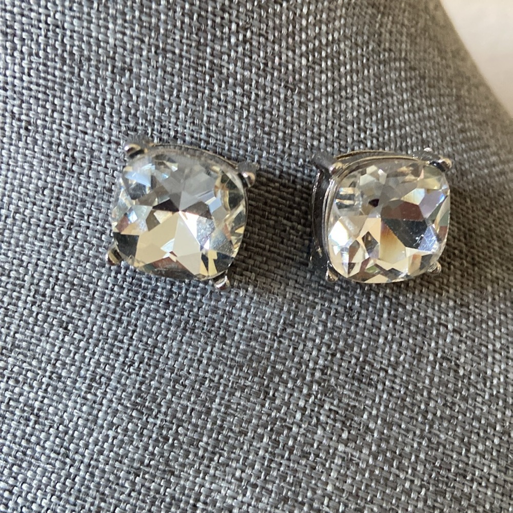NEW Big Bling Rhinestoned Post Pierced Earrings